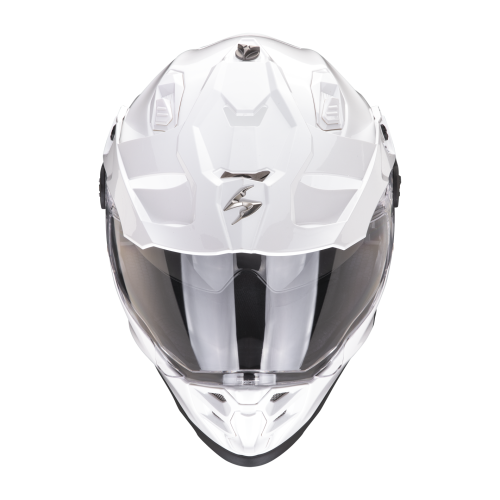 SCORPION cross helmet ADF-9000 AIR SOLID moto scooter pearl White