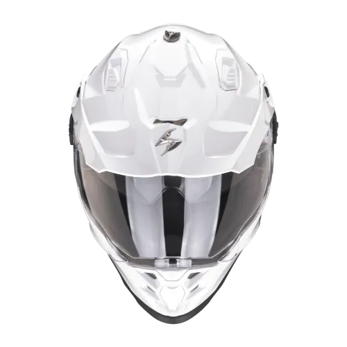SCORPION cross helmet ADF-9000 AIR SOLID moto scooter pearl White