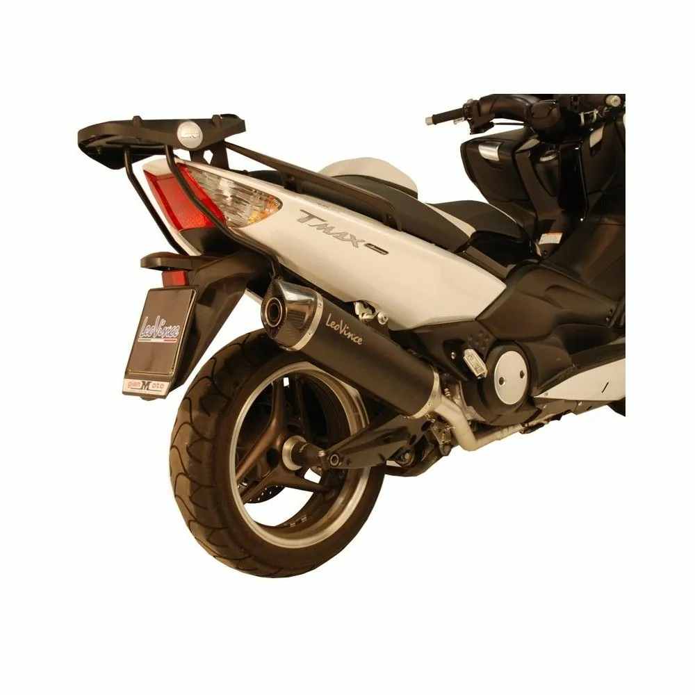 LEOVINCE Yamaha 500 T MAX / 2008 2011 ligne complète NERO BLACK EVO II pot d'échappement NON HOM14013