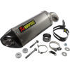 AKRAPOVIC KAWASAKI Z 900 (A2) / 2020 2021 pot d'échappement TITANE hom. CE SLIP-ON 1811-4051