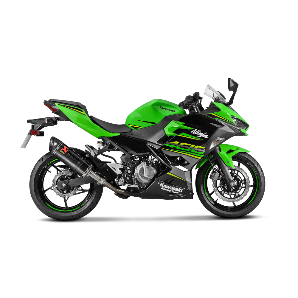 AKRAPOVIC KAWASAKI Z 400 / NINJA 400 / 500 / 2018 2024 CARBONE exhaust silencer muffler NOT approved SLIP-ON 1811-3515