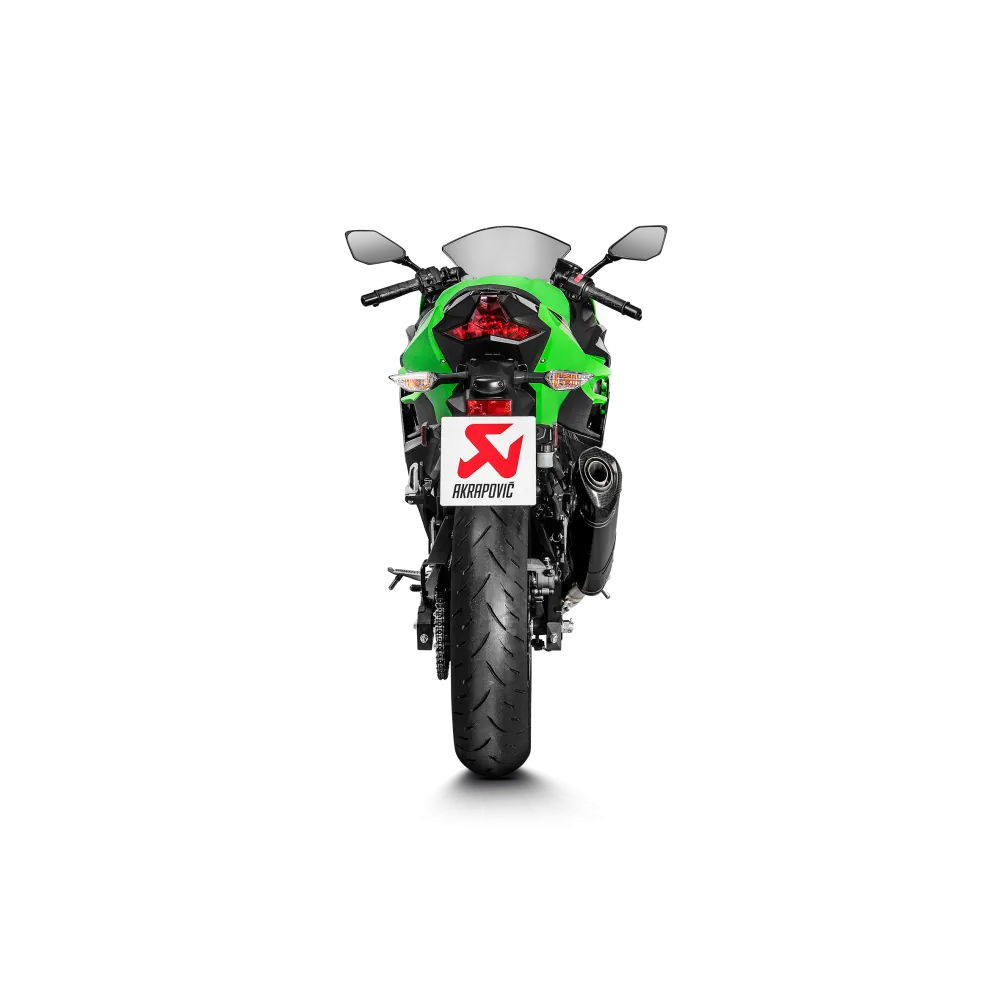 AKRAPOVIC KAWASAKI Z 400 / NINJA 400 / 500 / 2018 2024 pot d'échappement CARBONE NON hom. SLIP-ON 1811-3515