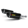 AKRAPOVIC kawasaki Z1000 2010 2013 2 pots d'échappement CARBONE homologué CE SLIP-ON 1811-2309