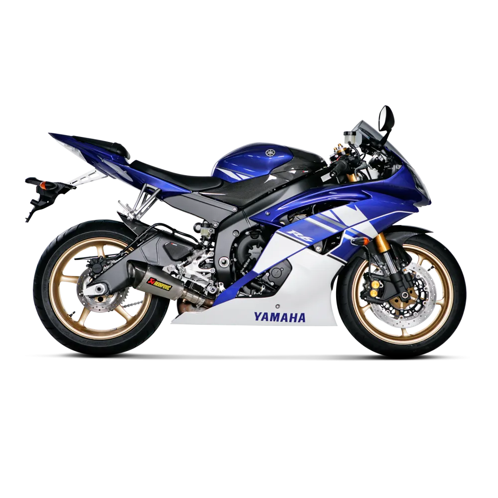 akrapovic yamaha yzf r6 2010 2016 titanium exhaust silencer muffler ce approved slip on 1811 2993
