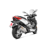 AKRAPOVIC Yamaha XMAX 125 & ABS 2017 2020 pot d'échappement INOX SLIP-ON 1811-4057