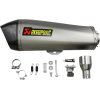 AKRAPOVIC Piaggio MP3 500 & 500 LT 2008 2016 pot d'échappement INOX SLIP-ON 1811-2593