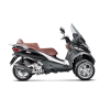 AKRAPOVIC Piaggio MP3 500 & 500 LT 2008 2016 pot d'échappement INOX NOIR SLIP-ON 1811-2576