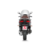 AKRAPOVIC Piaggio MP3 500 & 500 LT 2008 2016 pot d'échappement INOX NOIR SLIP-ON 1811-2576