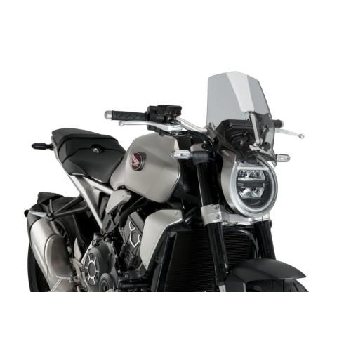 PUIG NEW GENERATION SPORT wind shield HONDA CB 1000 R NEO SPORTS CAFE / BLACK / 2021 2025 -  20862