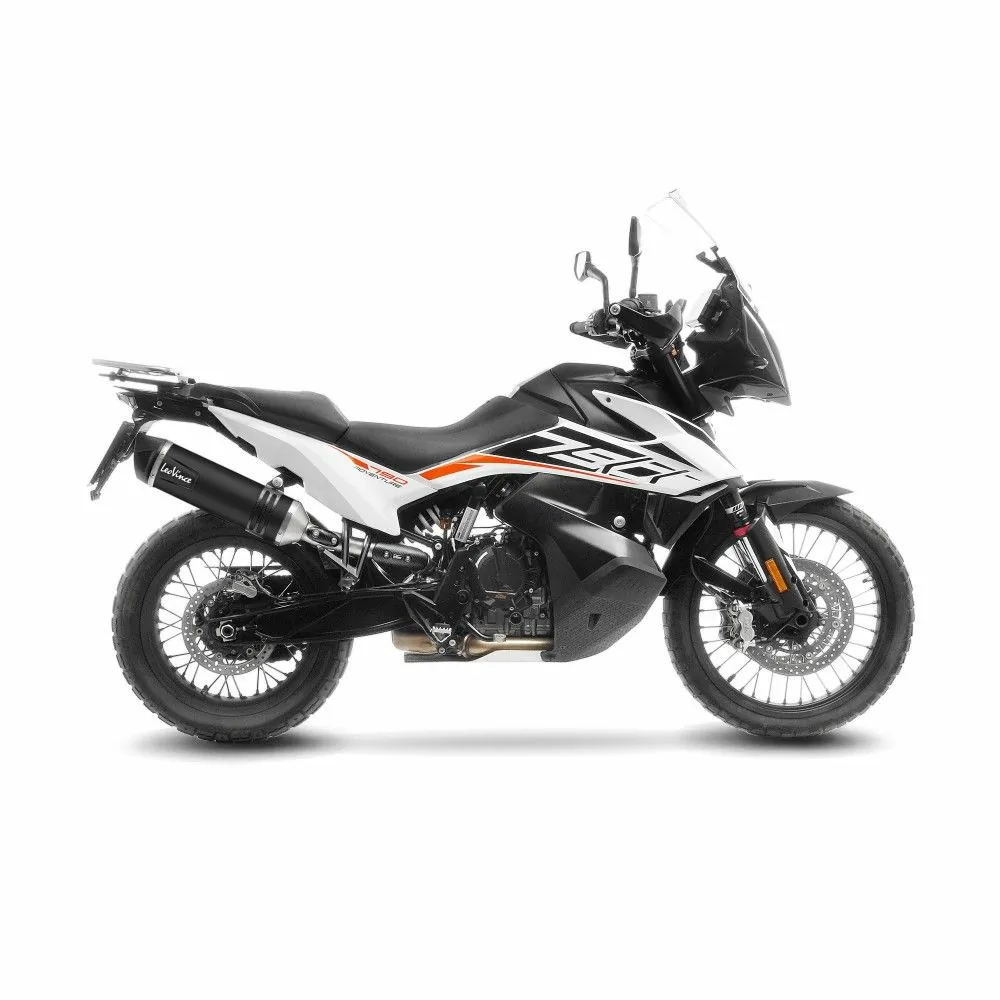 LEOVINCE CF MOTO800 / HUSQVARNA 901 / KTM 790 / 890 / 2019 2025 LV ONE EVO INOX BLACK pot EURO5+ 14414EB