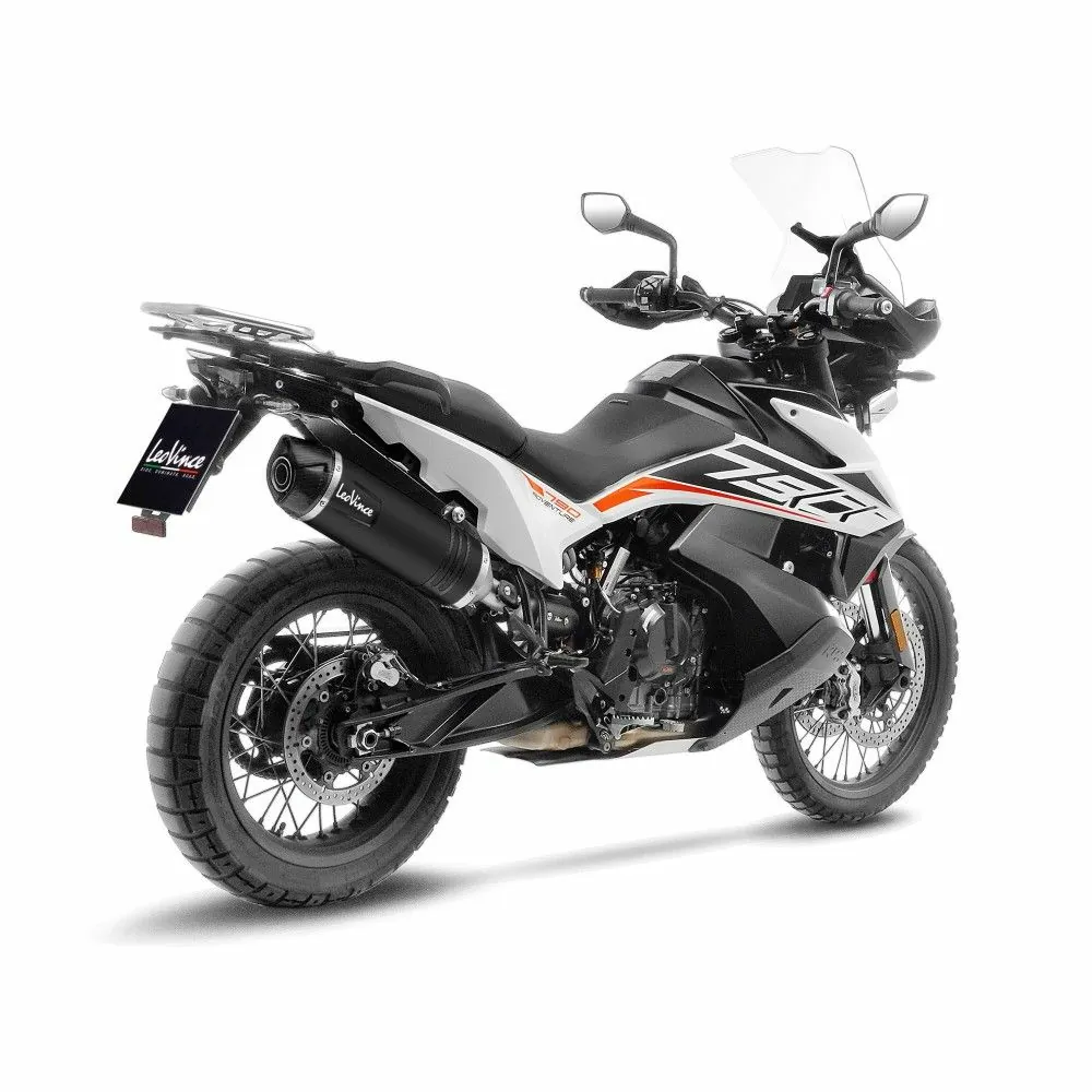 LEOVINCE CF MOTO800 / HUSQVARNA 901 / KTM 790 / 890 / 2019 2025 LV ONE EVO INOX BLACK pot EURO5+ 14414EB
