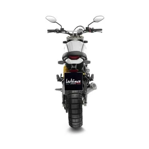LEOVINCE DUCATI SCRAMBLER 800 DESERT SLED / 2021 2022 LV-10 INOX RACING silencer exhaust Not Approved 15254