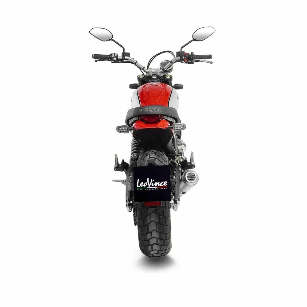 LEOVINCE DUCATI SCRAMBLER 800 ICON / DARK / NIGHTSHIFT/ URBAN MOTARD / 2021 2022 LV-10 INOX RACING exhaust Not Approved 15250