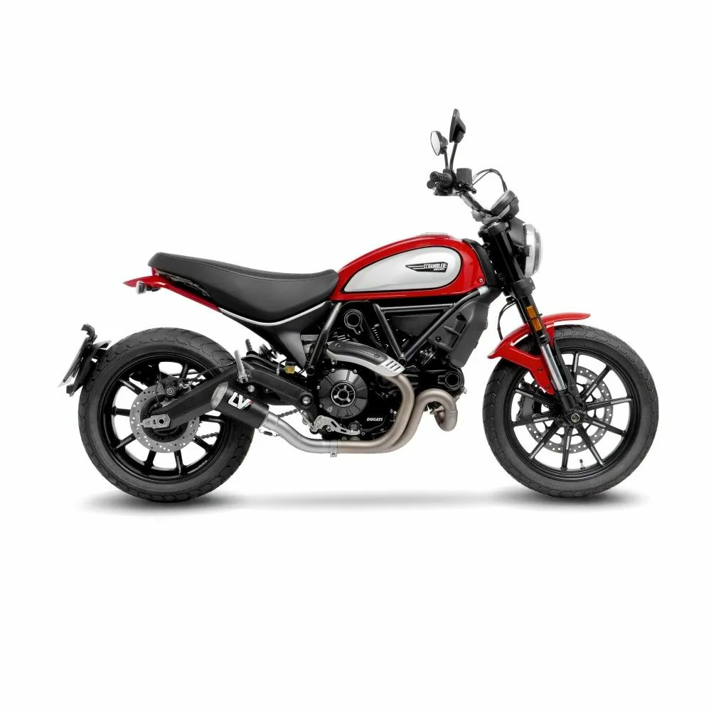 LEOVINCE DUCATI SCRAMBLER 800 ICON / DARK / NIGHTSHIFT/ URBAN / 2021 2022 LV-10 CARBON RACING exhaust Not Approved 15250C