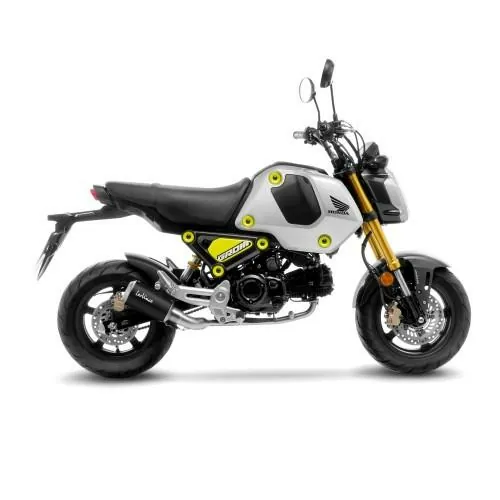 LEOVINCE HONDA MSX 125 / GROM / 2022 LV-10 INOX BLACK complete line Not Approved 15252B