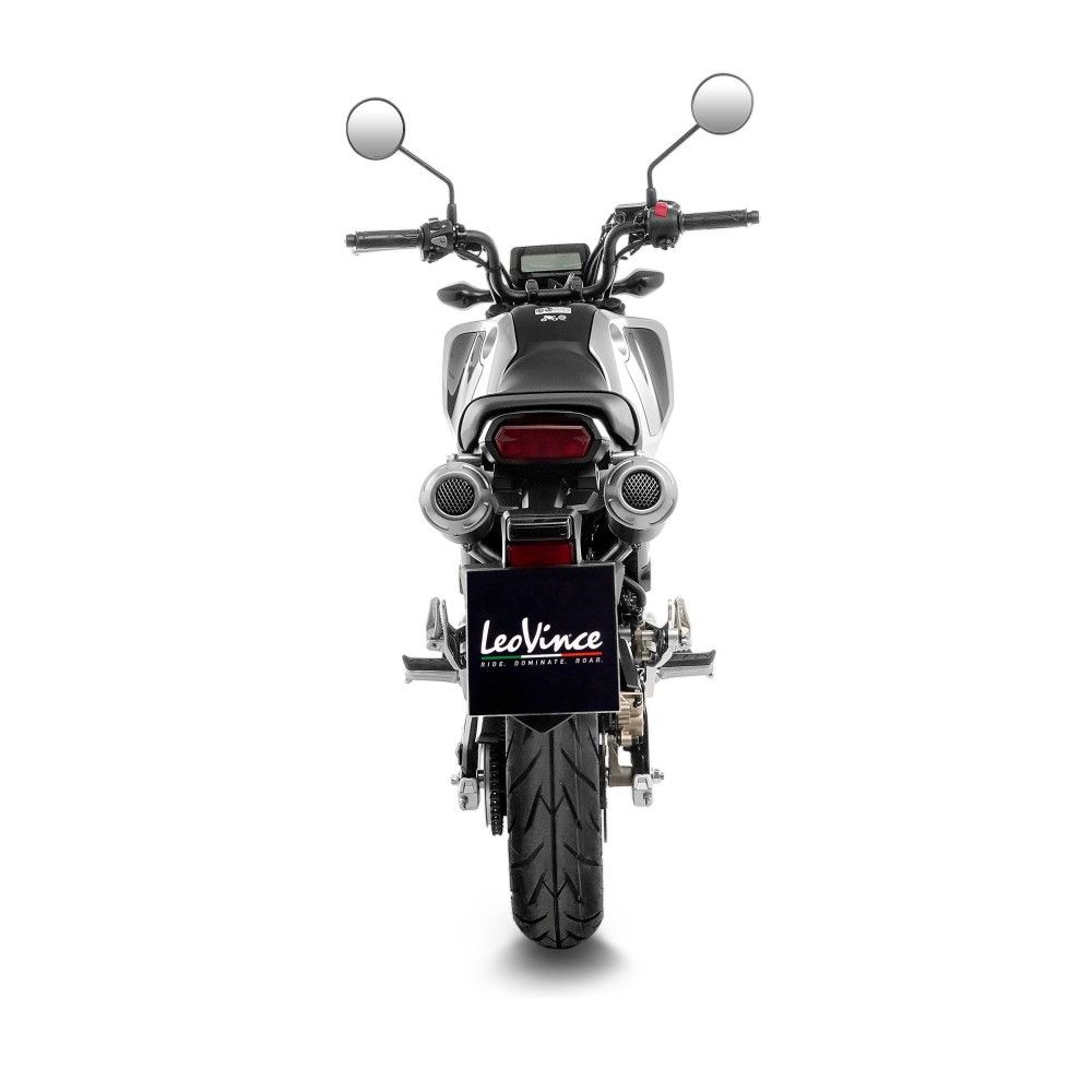 LEOVINCE HONDA MSX 125 / GROM / 2022 LV-10 CARBONE DOUBLE ligne complète NON HOM 15253C