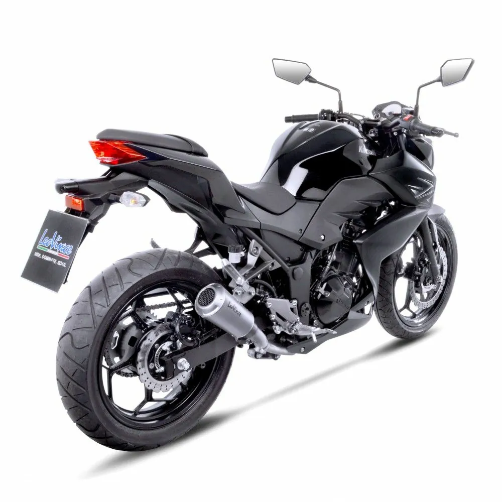 LEOVINCE KAWASAKI Z / NINJA / 250 / 300 / R / ABS / 2013 2016 LV-10 INOX silencer exhaust Not Approved 15205
