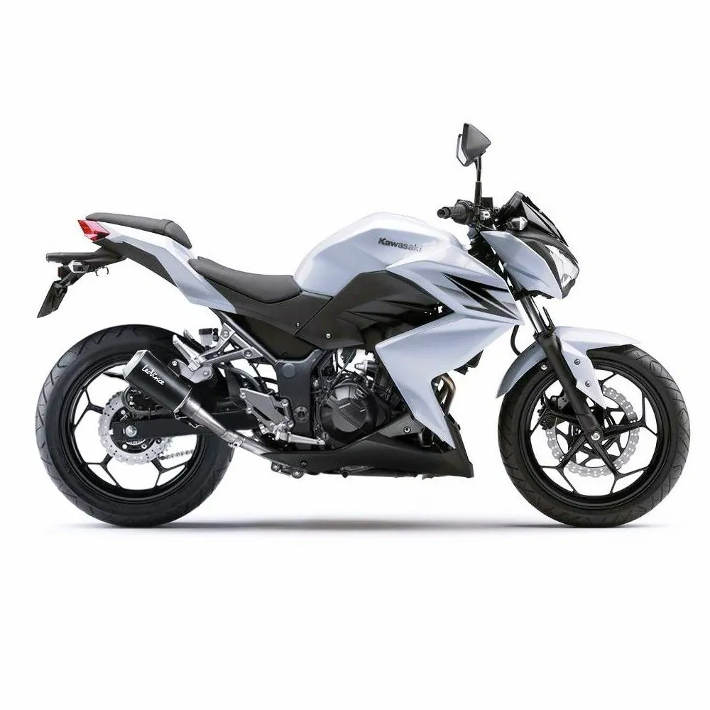 LEOVINCE KAWASAKI Z / NINJA / 250 / 300 / R / ABS / 2013 2016 LV-10 INOX BLACK pot échappement NON HOM 15205B