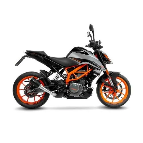 LEOVINCE KTM DUKE 125 / 390 / 2021 2022 LV-10 INOX BLACK pot échappement NON HOM 15249B