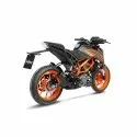 LEOVINCE KTM DUKE 125 / 390 / 2021 2022 LV-10 INOX FULL BLACK pot échappement NON HOM 15249FB