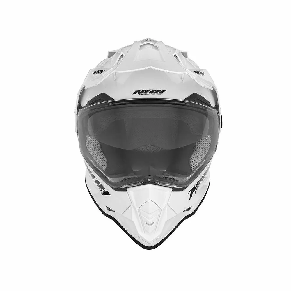 NOX casque cross moto N312 Blanc Perle