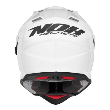 NOX casque cross moto N312 Blanc Perle