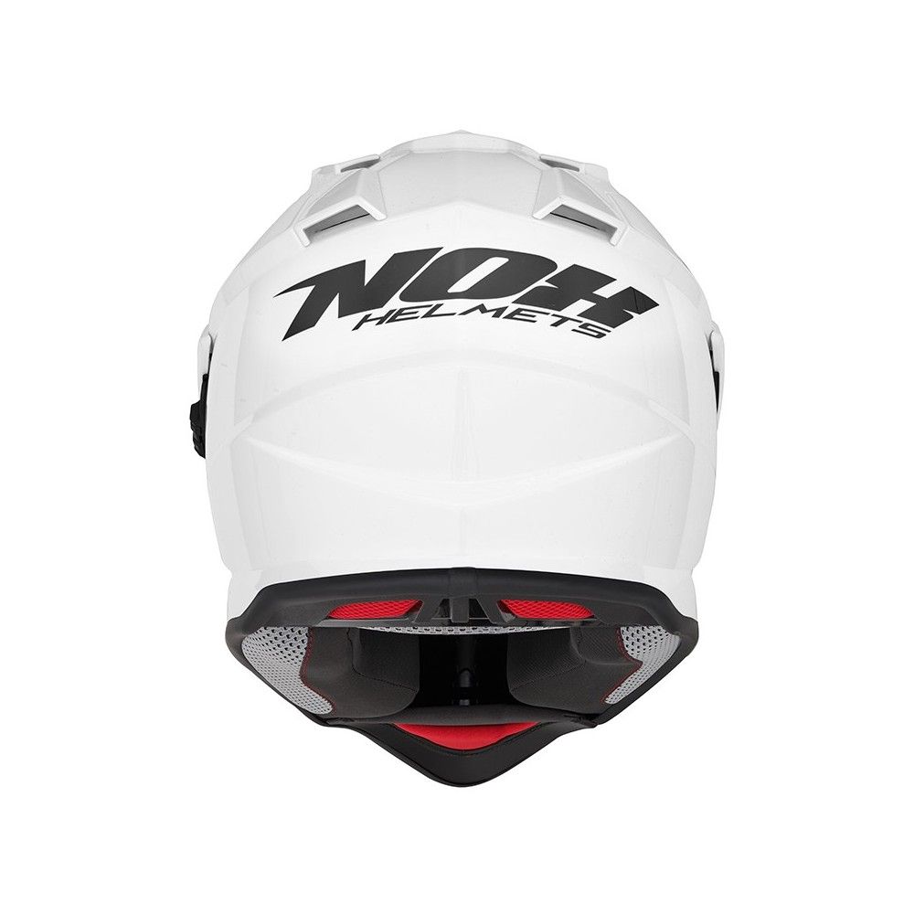 NOX motorcycle cross helmet N312 pearl white