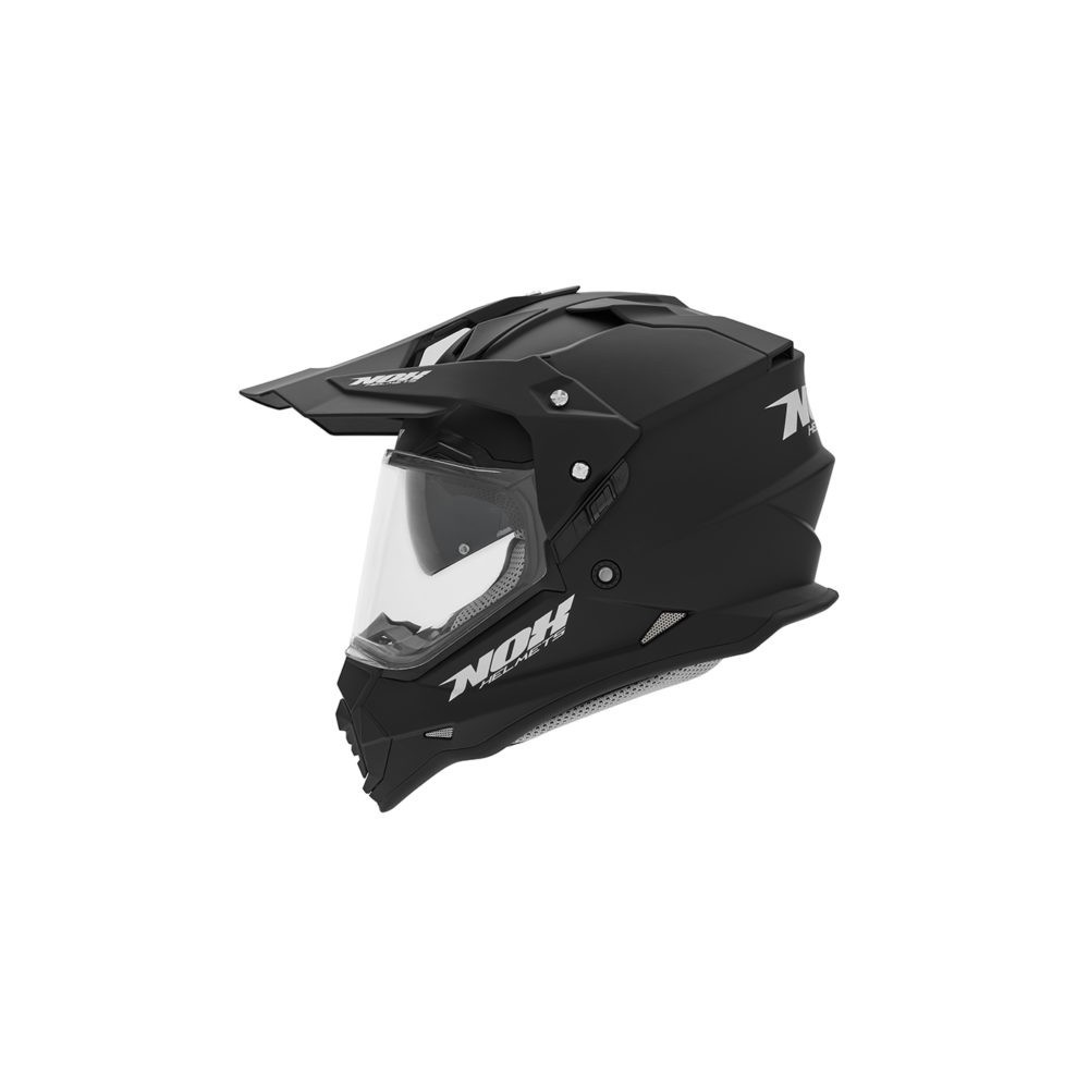 NOX casque cross moto N312 Noir brillant