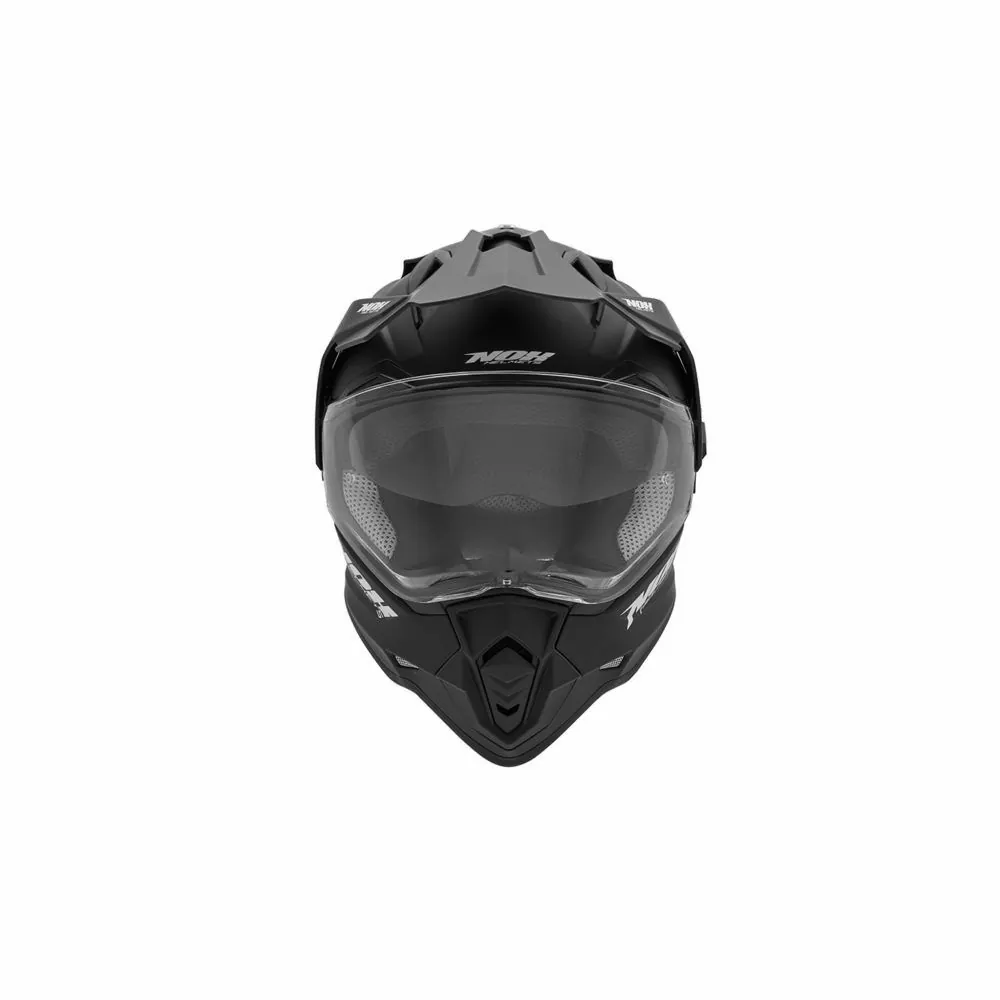 NOX casque cross moto N312 Noir brillant