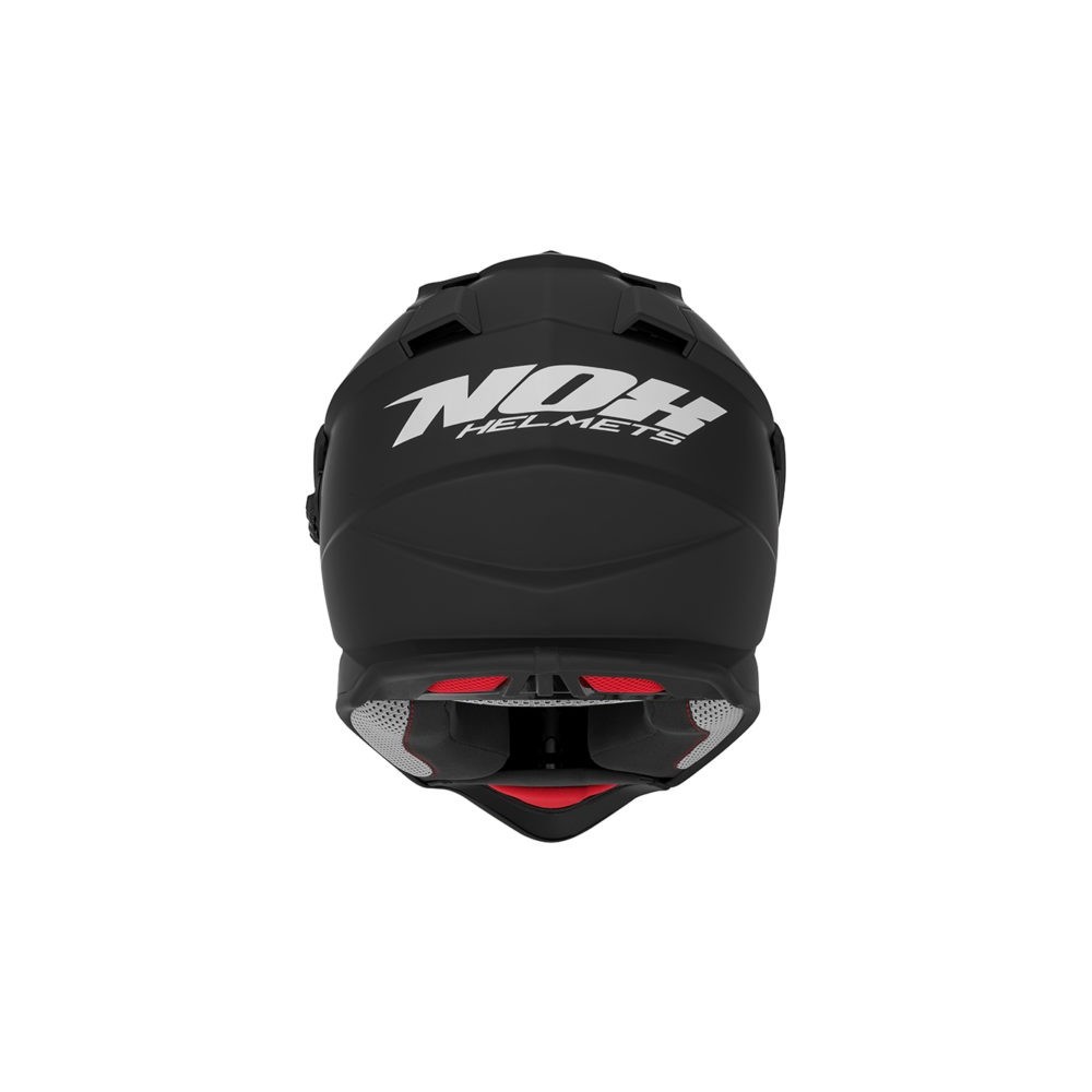 NOX casque cross moto N312 Noir brillant