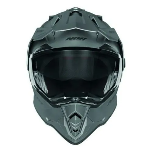 NOX casque cross moto N312 Titane mat