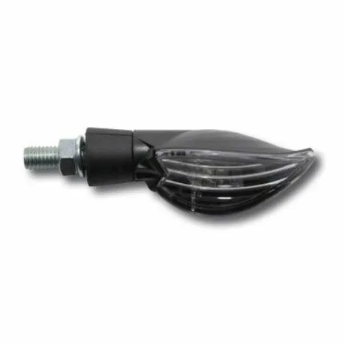 Clignotants AMANDE noir à LED blanc homologué E4 N°42