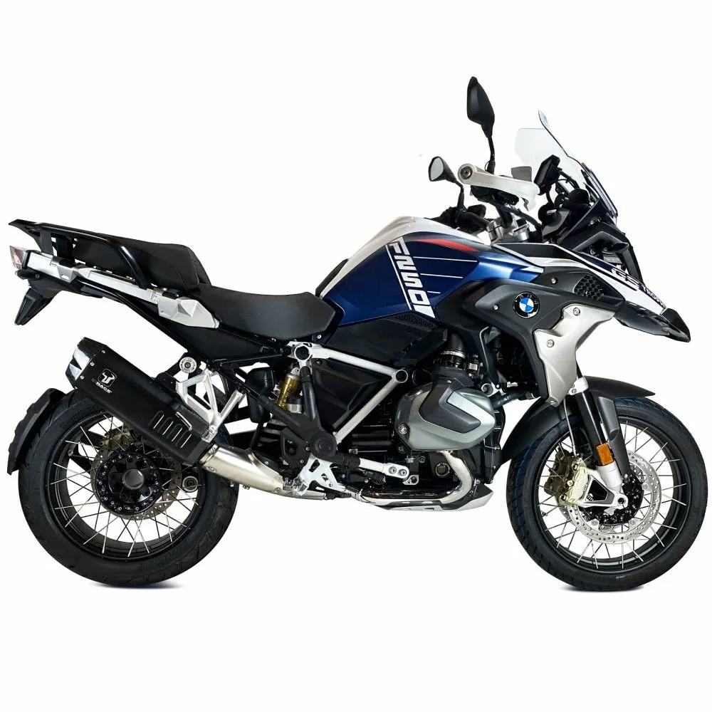 IXRACE BMW R1250 GS / 2018 2023 pot d'échappement titane TITAN BLACK TB5095CTB - EURO5+