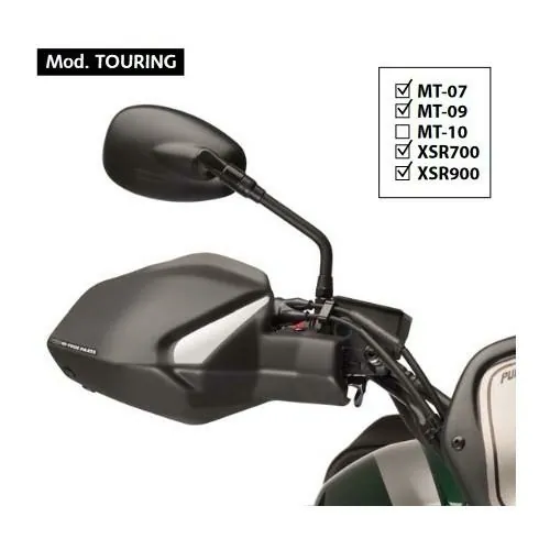 PUIG paire de protège-mains TOURING YAMAHA MT-07 / MT-09  / MT-10 / SP / XSR700 / XSR900 / 2014 2024 ref 8548