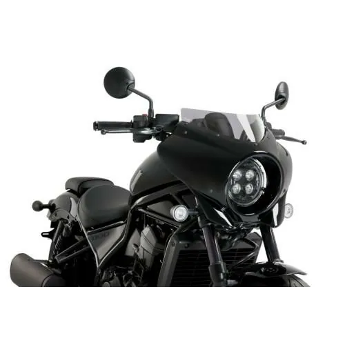 PUIG MIRAGE SPORT semi fairing HONDA CMX 1100 REBEL / DCT / 2021 2025 ref 21460
