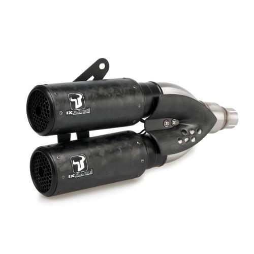 IXRACE HONDA CB 650 R  / CBR / 2021 2023 DCX2 CARBON complete line DOUBLE silencer DH6442C2 - EURO5+