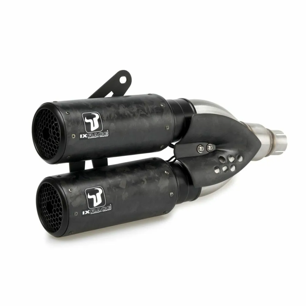 IXRACE HONDA CB 1000 R / 2018 2024 DOUBLE pot d'échappement DCX2 CARBON FORGED DH6478C2 - EURO5+
