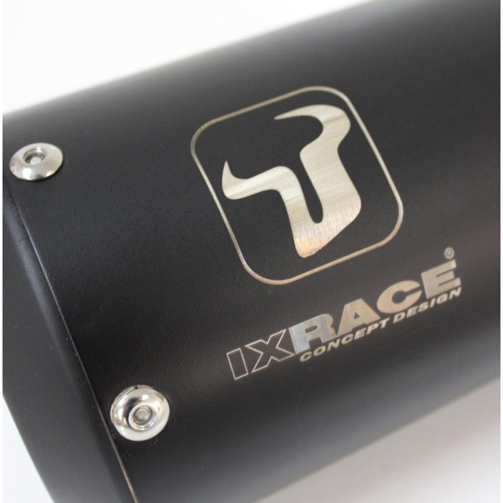 ixrace-honda-cb-125-r-2018-2020-mk2b-inox-black-complete-silencer-ah6208sb-approved