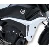 yamaha MT07 2014 2017 écopes de radiateur BRUT à peindre