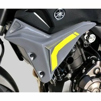 ERMAX yamaha MT07 2014 2015 2016 2017 écopes de radiateur BRUT à peindre