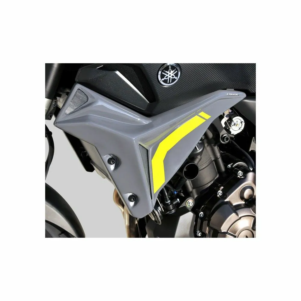 ERMAX yamaha MT07 2014 2015 2016 2017 écopes de radiateur BRUT à peindre