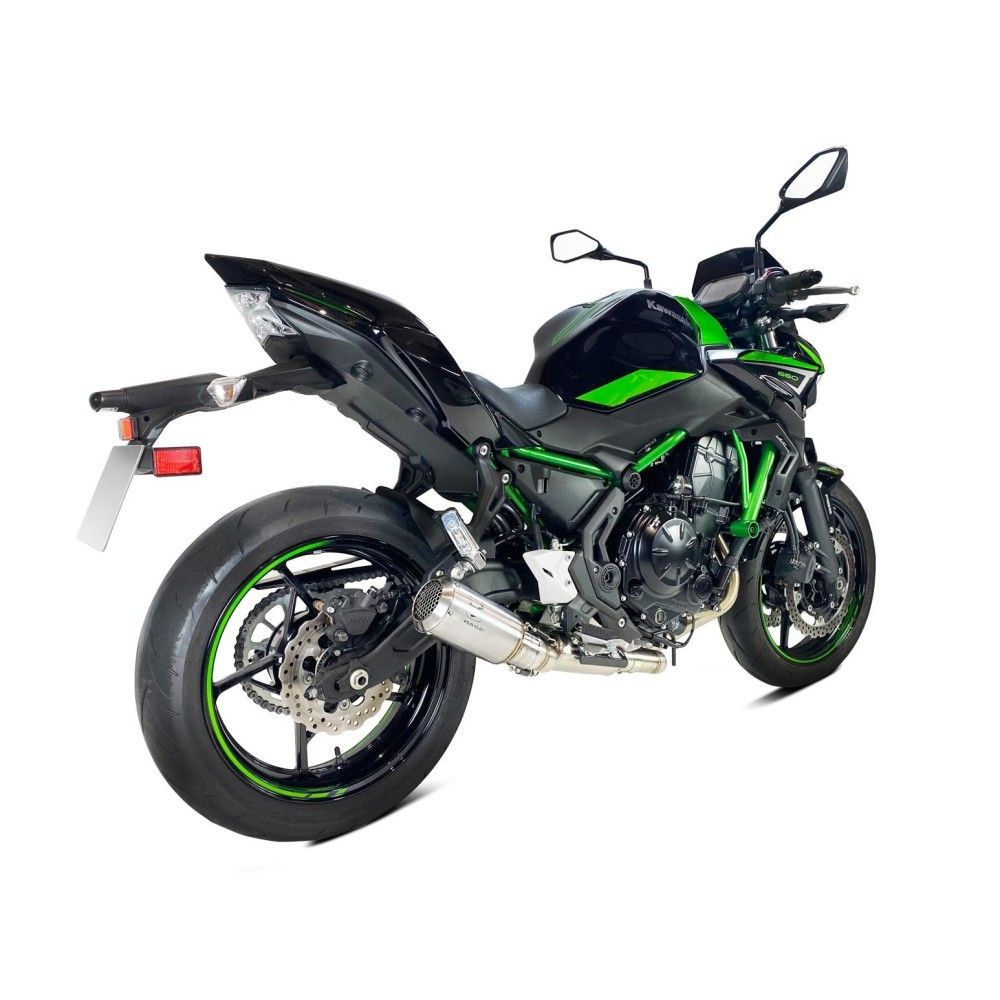 IXRACE KAWASAKI Z 650 / NINJA 650 / RS / 2023 2024 ligne complète d'échappement pot MK2 INOX AK7257S + EURO5+