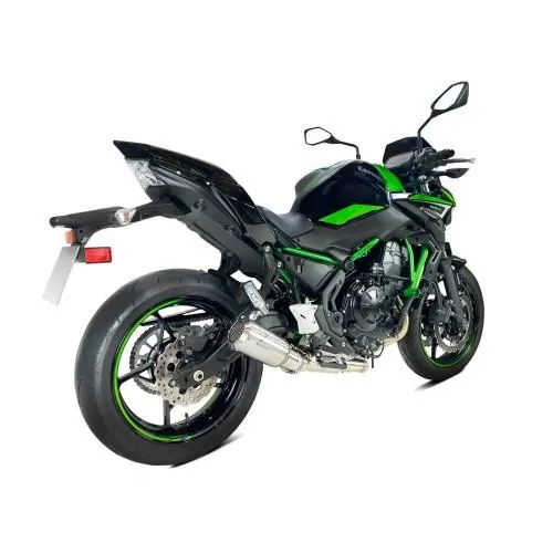 IXRACE KAWASAKI Z 650 / NINJA 650 / RS / 2023 2024 ligne complète d'échappement pot MK2 INOX AK7257S + EURO5+