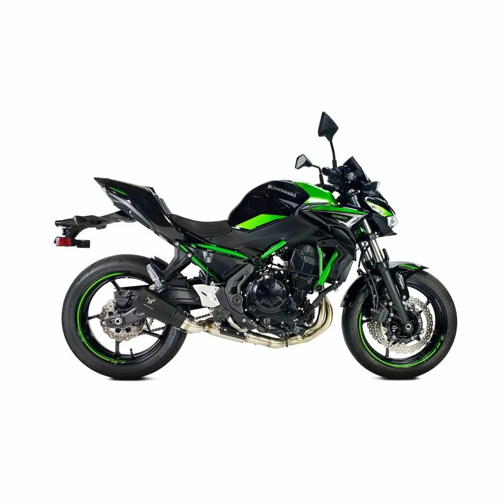 IXRACE KAWASAKI Z 650 / NINJA 650 / RS / 2023 2024 MK2B BLACK complete line silencer AK7257SB EURO 5 approved