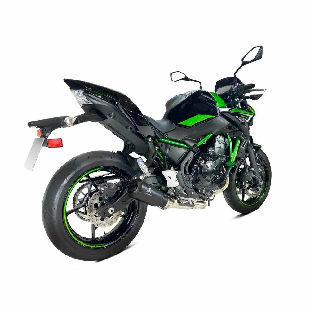 IXRACE KAWASAKI Z 650 / NINJA 650 / RS / 2023 2024 ligne complète d'échappement pot MK2B BLACK AK7257SB - EURO5+