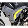 yamaha MT07 2014 2017 écopes de radiateur PEINT
