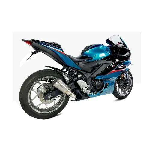 IXRACE YAMAHA YZF R3 / 2021 2023 MK2 INOX silencer AY9226S not approved