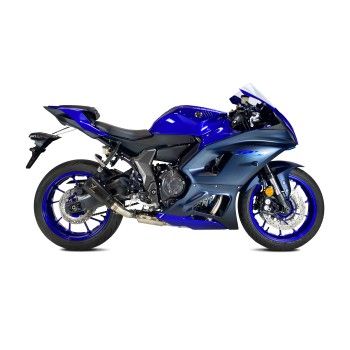 ixrace yamaha yzf r7 2021 2023 mk2b black complete line silencer ay9266sb euro 5 approved