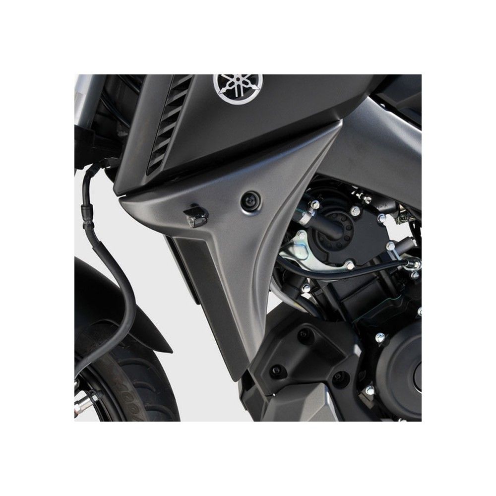 ERMAX yamaha MT 125 2014 2015 2016 2017 2019 écopes de radiateur BRUT à peindre