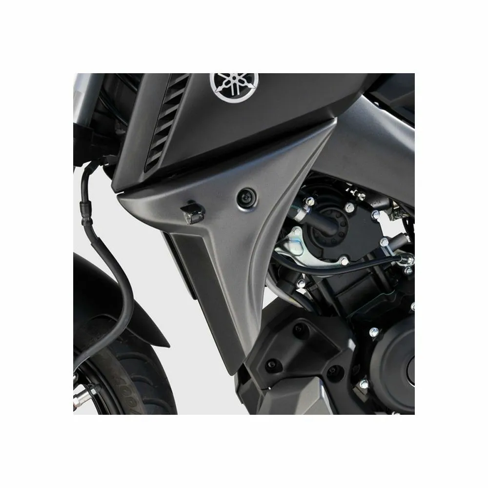 ERMAX yamaha MT 125 2014 2015 2016 2017 2019 écopes de radiateur BRUT à peindre